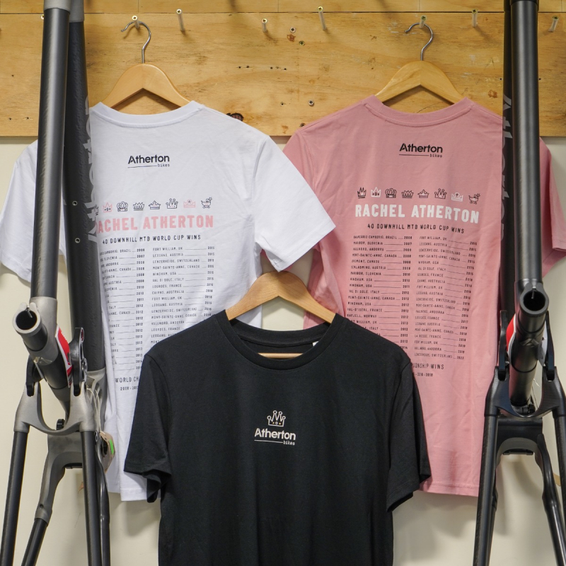 black and pink baseball tee